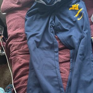 Blue West Virginia sweatpants